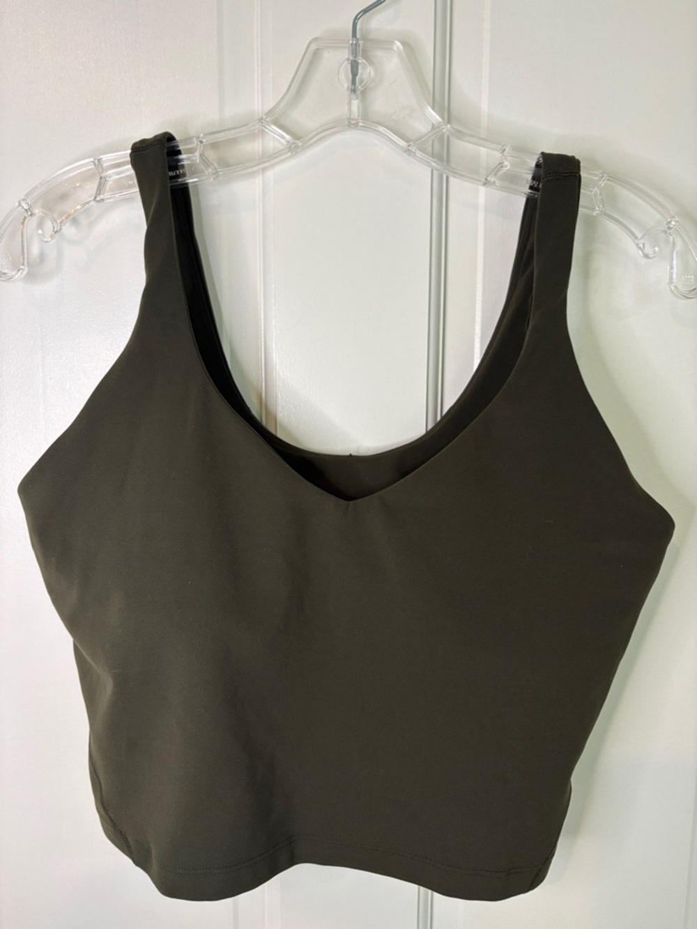 Lululemon align tank top light support a/b cup dark olive